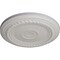 Ekena Millwork Small Alexandria Ceiling Medallion (Fits Canopies up to 4 5/8"), 7 7/8"OD x 3/4"P, Ultra Pure White CM07ALUWF - alternate 3